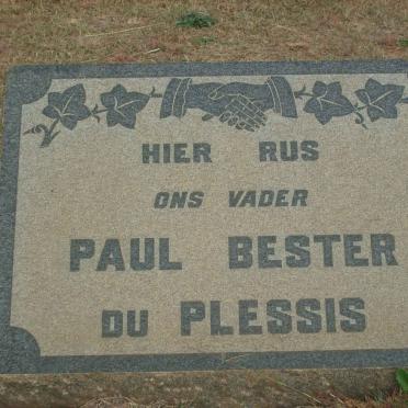 PLESSIS Paul Bester, du