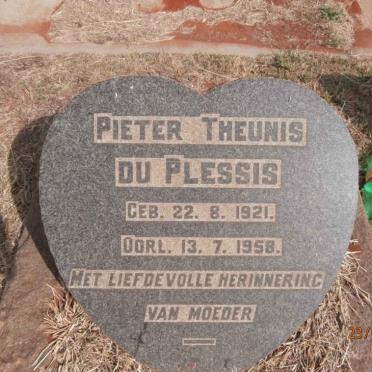 PLESSIS Pieter Theunis, du 1921-1958