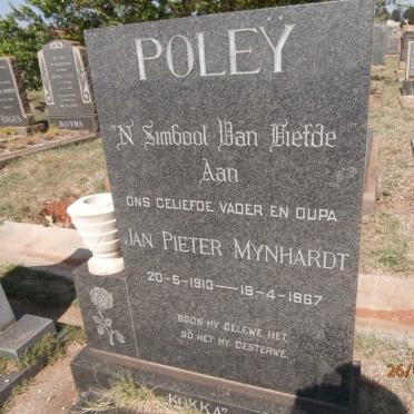 POLEY Jan Pieter Mynhardt 1913-1967