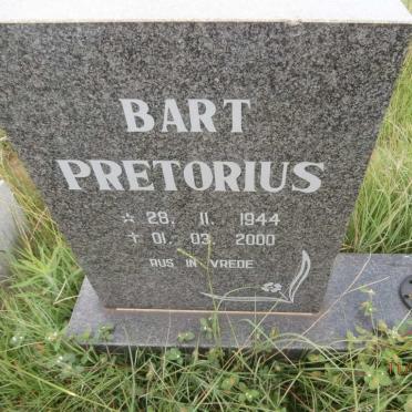 PRETORIUS Bart 1944-2000