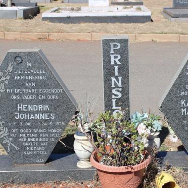 PRINSLOO Hendrik Johannes 1910-1979 &amp; Katharina Magrietha 1915-2001