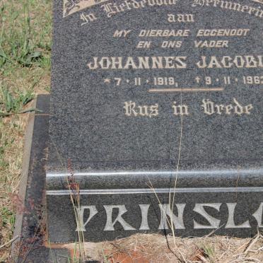 PRINSLOO Johannes Jacobus 1919-1963