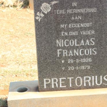 PRETORIUS Nicolaas Francois 1926-1979