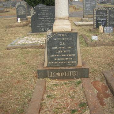 PRETORIUS Nick 1920-1954