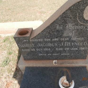 REYNOLDS Samuel Jacobus J. 1914-1967