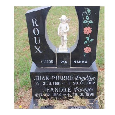 ROUX Juan-Pierre 1991-1992 :: ROUX Jeandré 1994-1998
