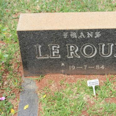 ROUX Frans, le 1984-1984