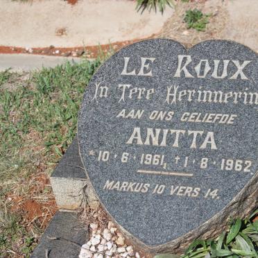 ROUX Anitta, le 1961-1962