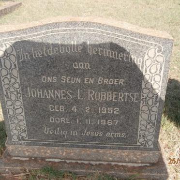 ROBBERTSE Johannes L. 1952-1967