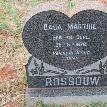 ROSSOUW Marthie 1972-1972