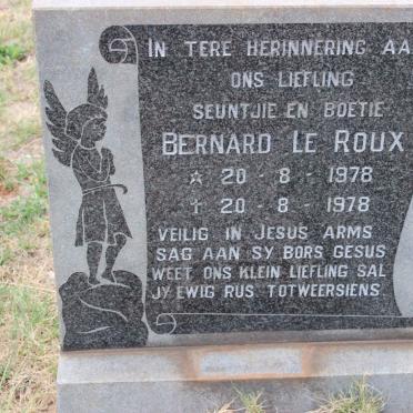 ROUX Bernard, le 1978-1978