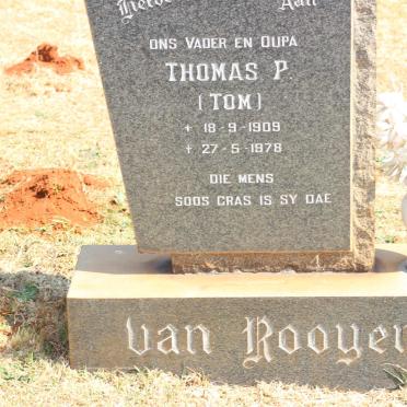ROOYEN Thomas P., van 1909-1978