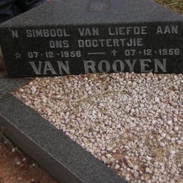 ROOYEN ?, van 1956-1956