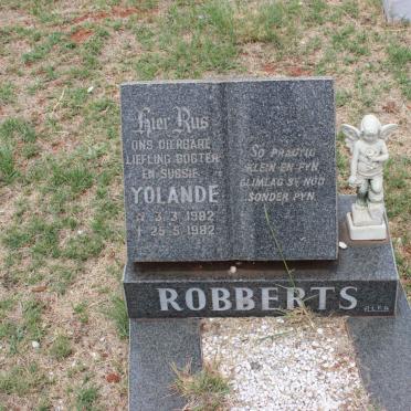ROBBERTS Yolande 1982-1982