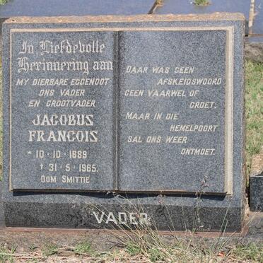 SMIT Jacobus Francois 1889-1965