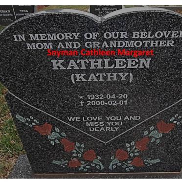 SNYMAN Kathleen Margaret 1932-2000