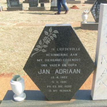 SNYMAN Jan Adriaan 1922-1981