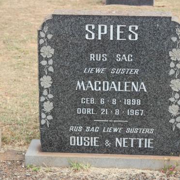 SPIES Magdalena 1898-1967