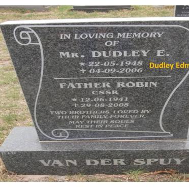 SPUY Robin, van der 1941-2008 :: SPUY Dudley E., van der 1948-2006