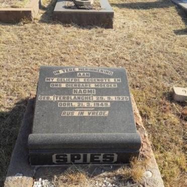 SPIES Naomi nee TERBLANCHE 1925-1949