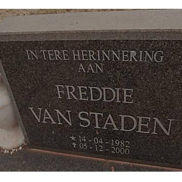 STADEN Freddie, van 1982-2000