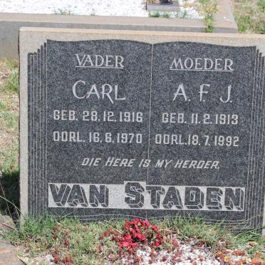 STADEN Carl, van 1916-1970 &amp; A.F.J. 1913-1992