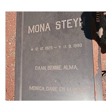 STEYN Mona 1925-1980