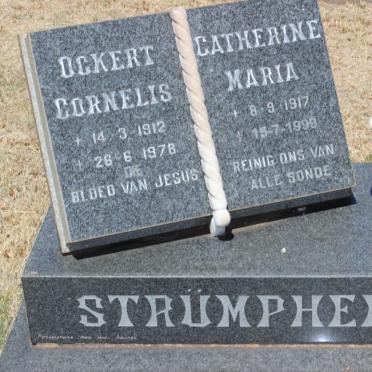 STRÜMPHER Ockert Cornelis 1912-1978 &amp; Catherine Maria 1917-1999