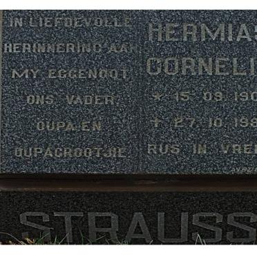 STRAUSS Hermias Cornelis 1900-1982