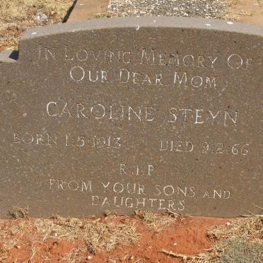 STEYN Caroline 1913-1966