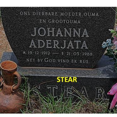 STEAR Johanna Aderjata 1912-1988