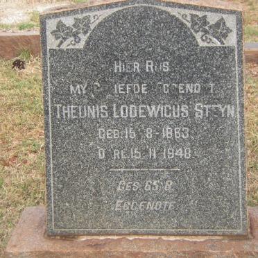 STEYN Theunis Lodewicus 1863-1948