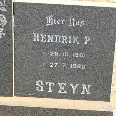 STEYN Hendrik P. 1901-1980