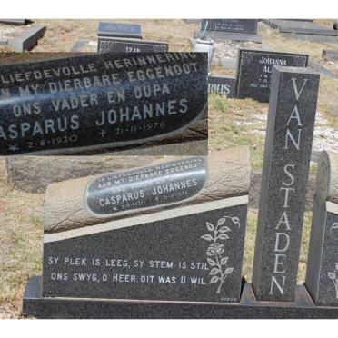 STADEN Casparus Johannes, van 1920-1976