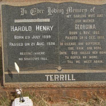 TERRILL Harold Henry 1899-1974 &amp; Georgina 1892-1955