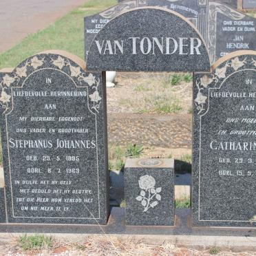 TONDER Stephanus Johannes, van 1895-1963 &amp; Catharina M. 1904-1988