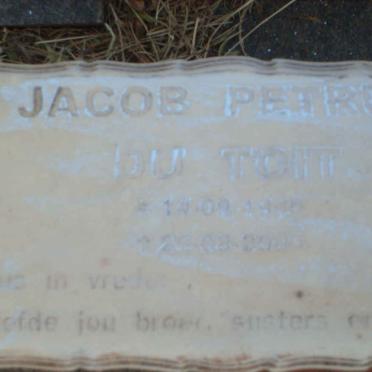 TOIT Jacob Petrus, du 19??-200?