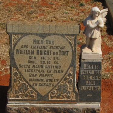 TOIT Margaretha Elizabeth, du 1929-1982 :: VAN HEERDEN Lena Maria 1948-200? :: DU TOIT William Bright 1954-1955 :: DU TOIT Jacob Petrus