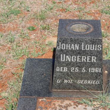 UNGERER Johan Louis 1961-