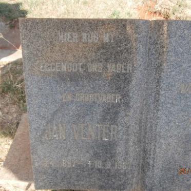 VENTER Jan 1897-1967