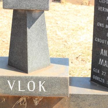 VLOK Willem Jacobus 1909-1978 &amp; Anna Maria 1913-2000