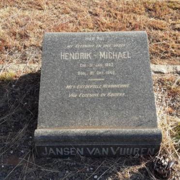 VUUREN Hendrik Michael, Jansen van 1893-1948