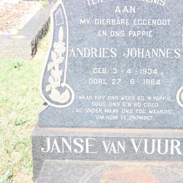 VUUREN Andries Johannes, Janse van 1934-1964