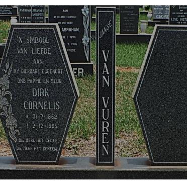 VUUREN Dirk Cornelis, Janse van 1952-1985
