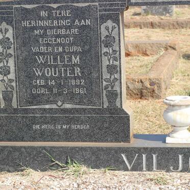 VILJOEN Willem Wouter 1892-1961 &amp; Maria Susanna BOSHOFF 1891-1979
