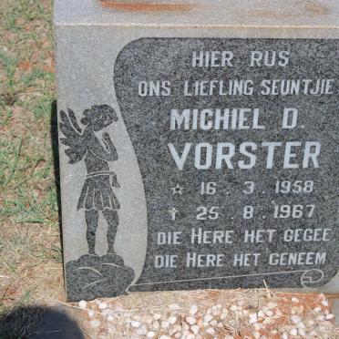 VORSTER Michiel D, 1958-1967