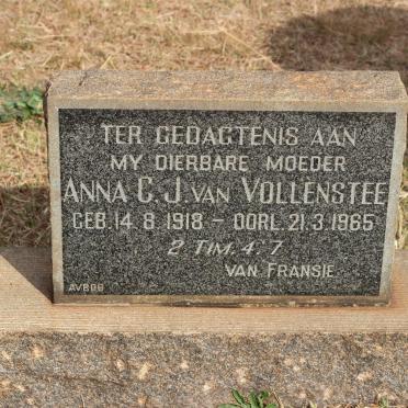 VOLLENSTEE Anna C.J., van 1918-1965