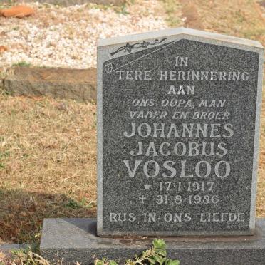 VOSLOO Johannes Jacobus 1917-1986
