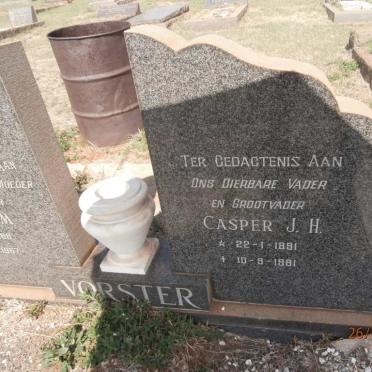 VORSTER Casper J.H. 1891-1981