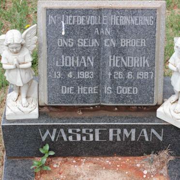 WASSERMAN Johan Hendrik 1983-1987
